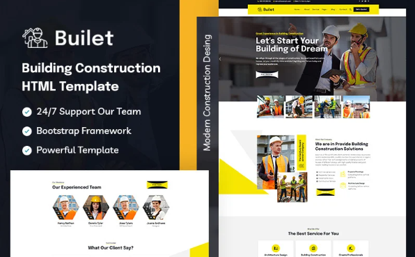 Builet – Building Construction Website Template
