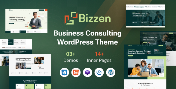 Business Consulting WordPress Theme – Bizzen