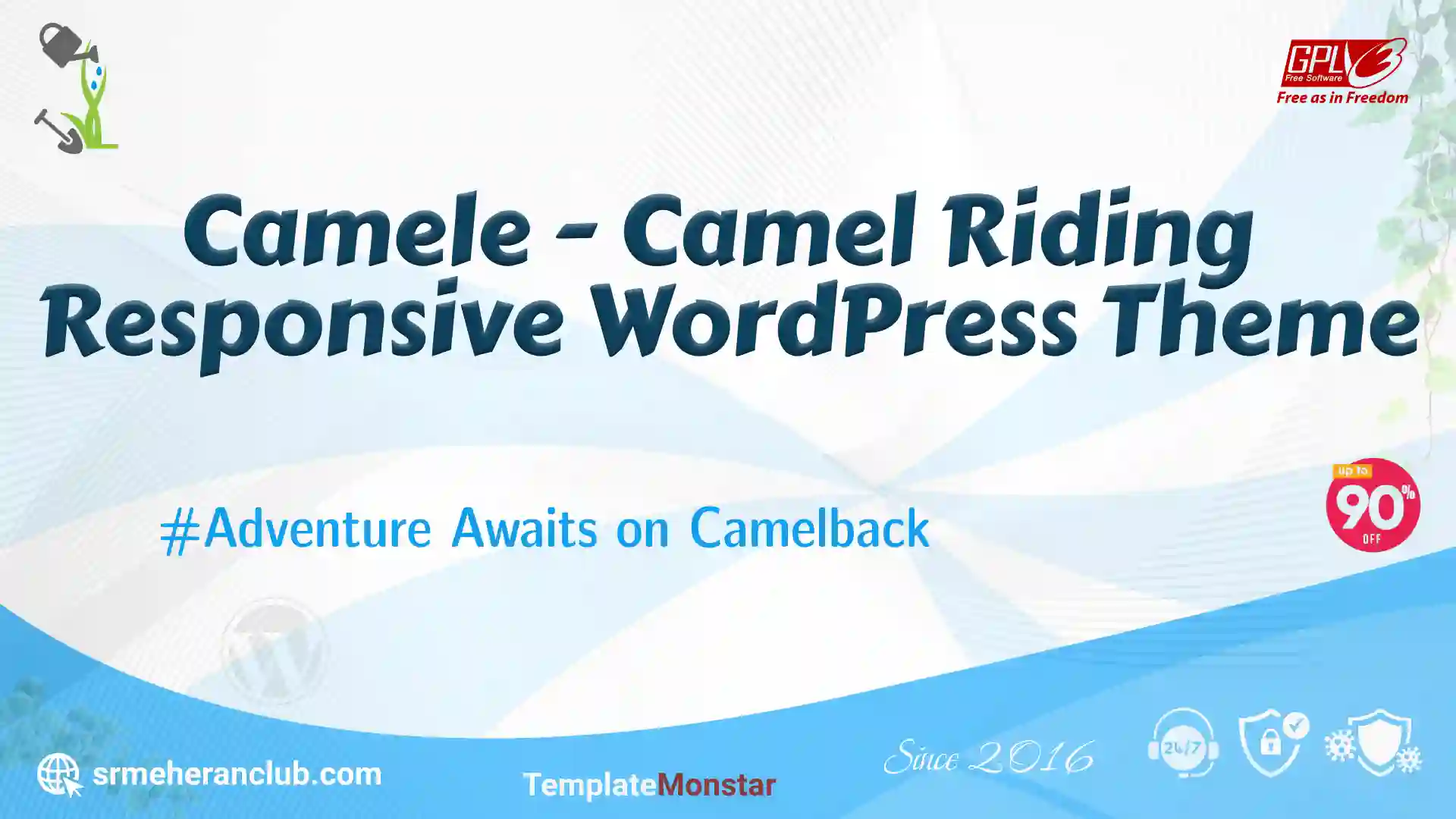 Camele – Camel Riding Responsive WordPress Theme — Theme by Templatemonster