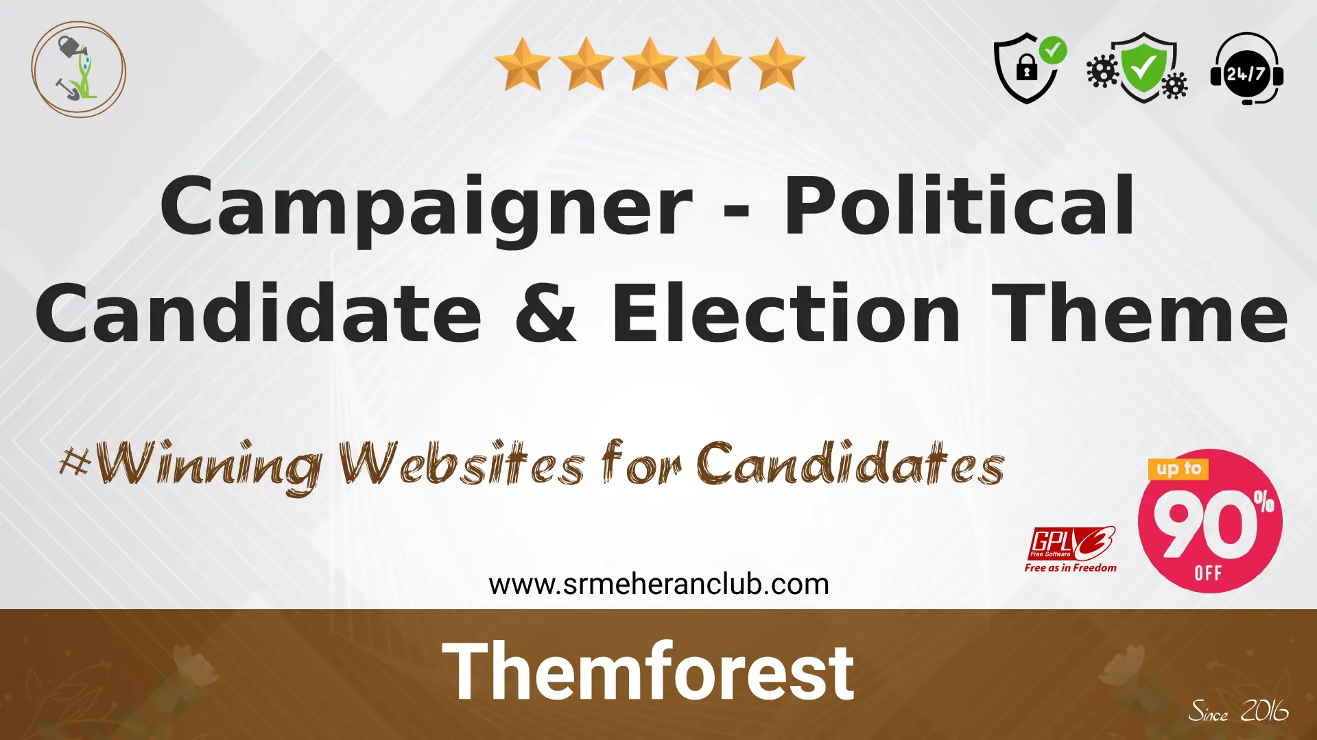 Campaigner – Political Candidate & Election Theme — Theme by Themeforest