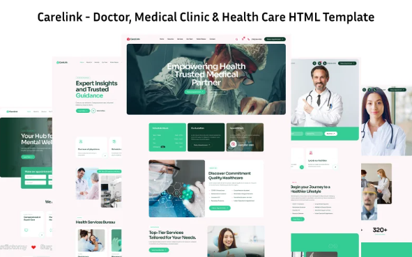 Carelink – Doctor, Medical Clinic and Health Care Template