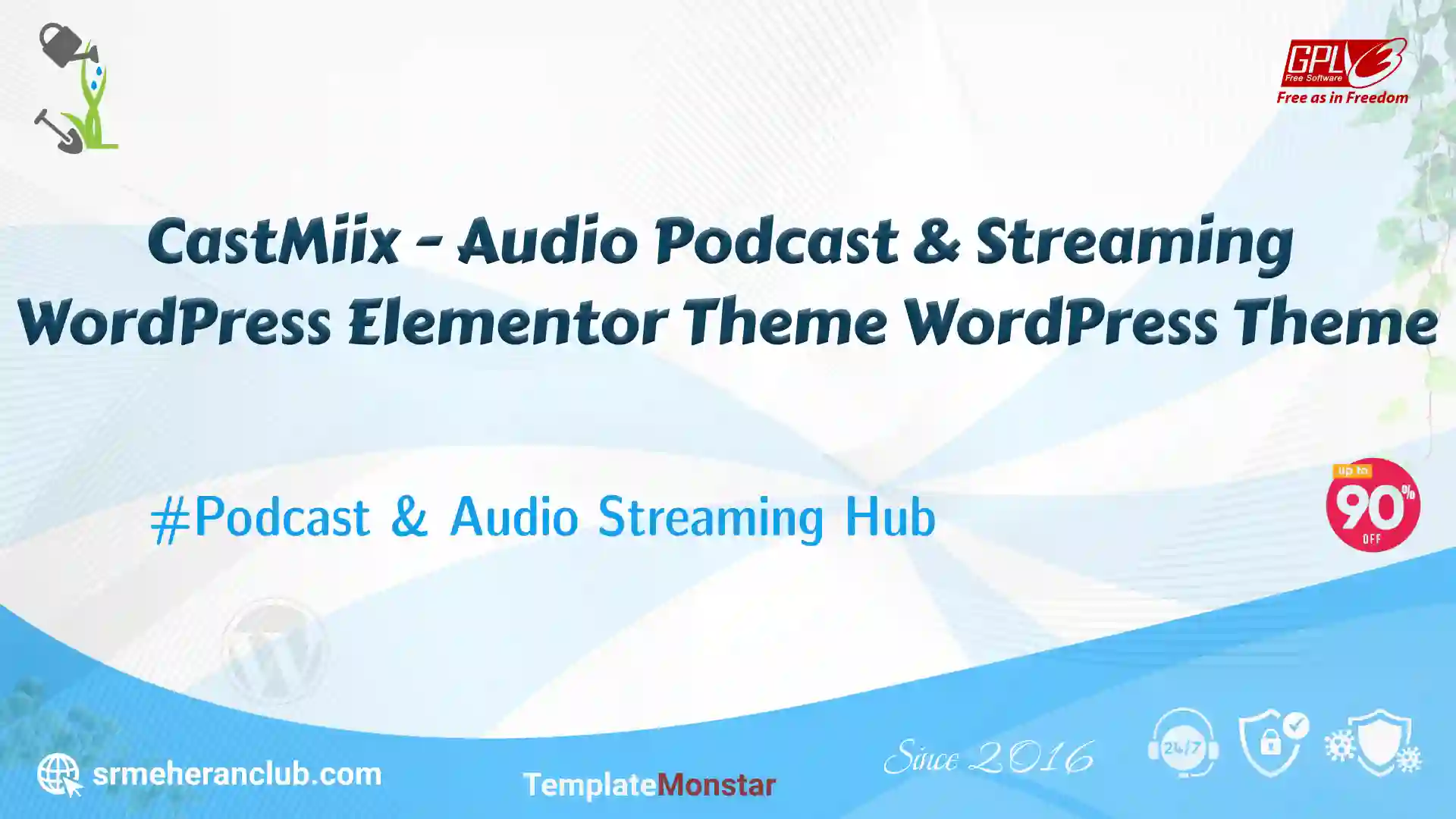 CastMiix – Audio Podcast & Streaming WordPress Elementor Theme WordPress Theme — Theme by Templatemonster