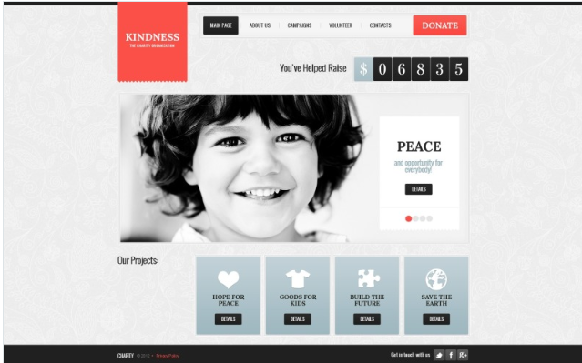 Charity Website Template
