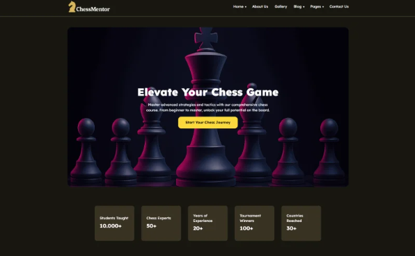 ChessMentor - Template Chess Professional for Masters and Academies
