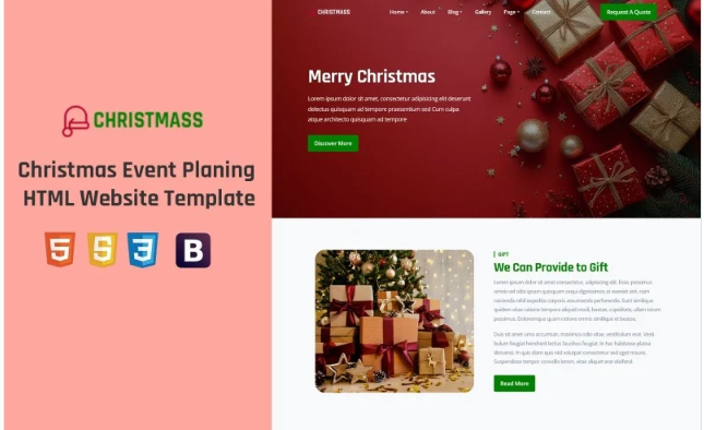 Christmass - Christmas Event Planing HTML Website Template