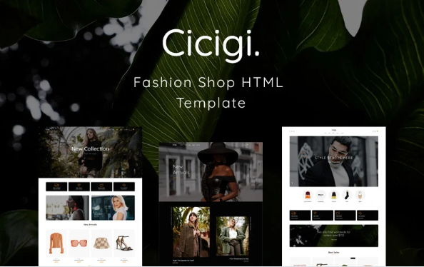 Cicigi – Fashion Shop HTML Template — Template by Templatemonster