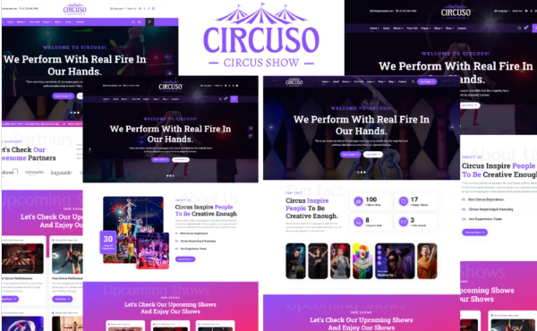 Circuso – Circus HTML5 Template