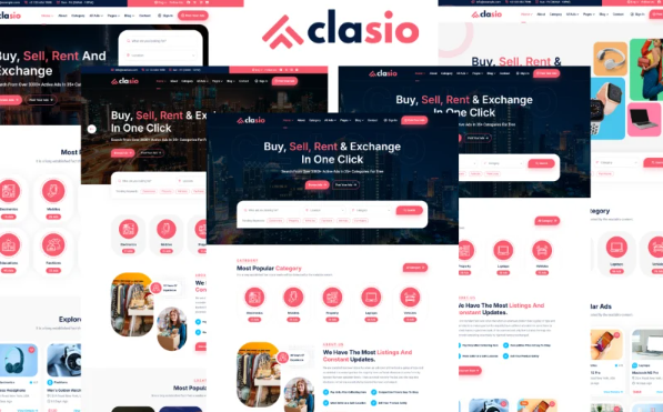 Clasio - Classified Ads and Listing HTML5 Template