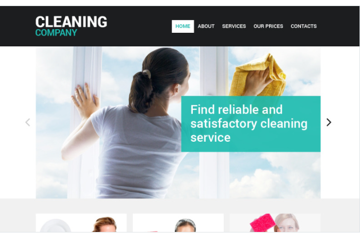 Cleaning Responsive Website Template 1.0
