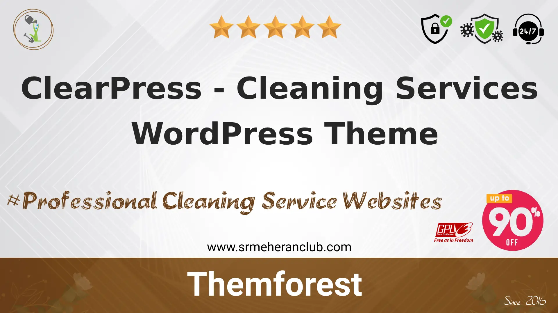 ClearPress – Cleaning Services WordPress Theme — Theme by Themeforest