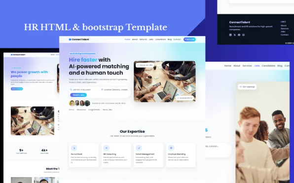 ConnectPro – Bootstrap 5 Human resources Website Template