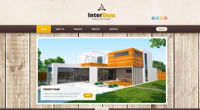 Construction Company Responsive Website Template