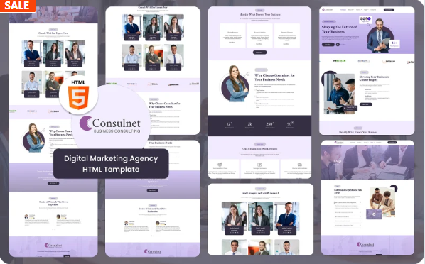 Consulnet – Business Consulting Website Template