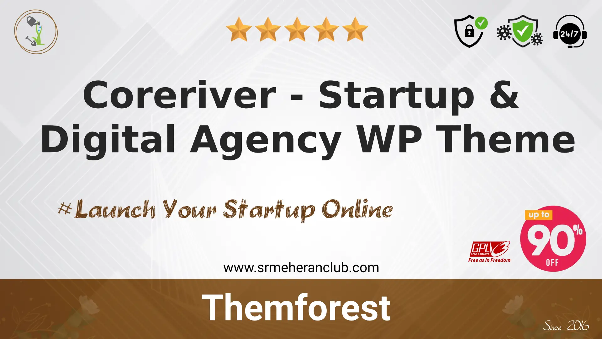 Coreriver – Startup & Digital Agency WP Theme — Theme by Themeforest