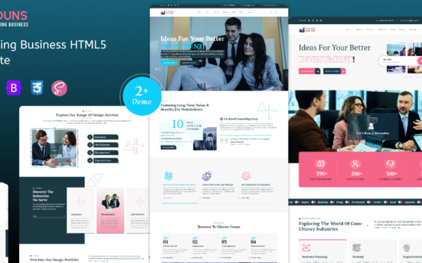 Couns - Business Consulting HTML5 Template Website Template