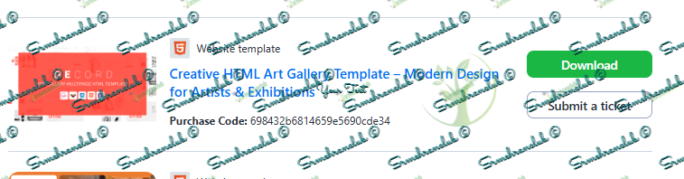 Creative HTML Art Gallery Template – Free Download