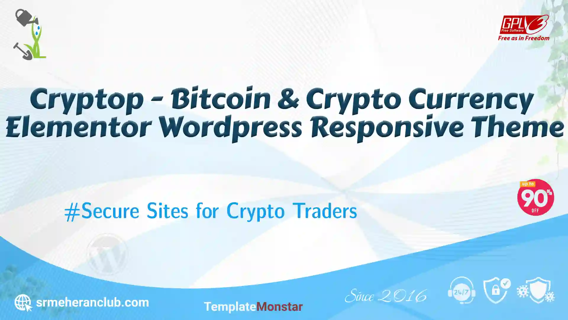 Cryptop – Bitcoin & Crypto Currency Elementor WordPress Responsive Theme — Theme by Templatemonster