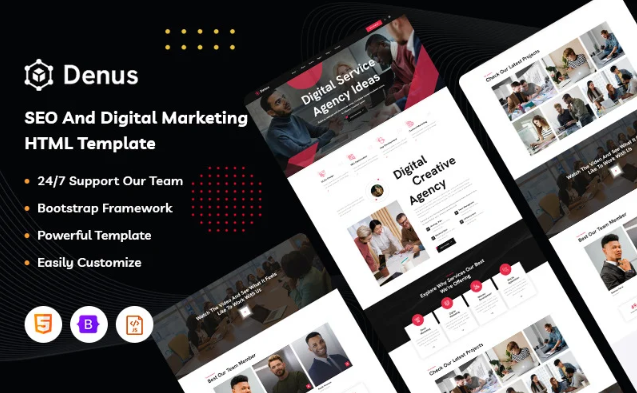 Denus – Creative Agency Website Template