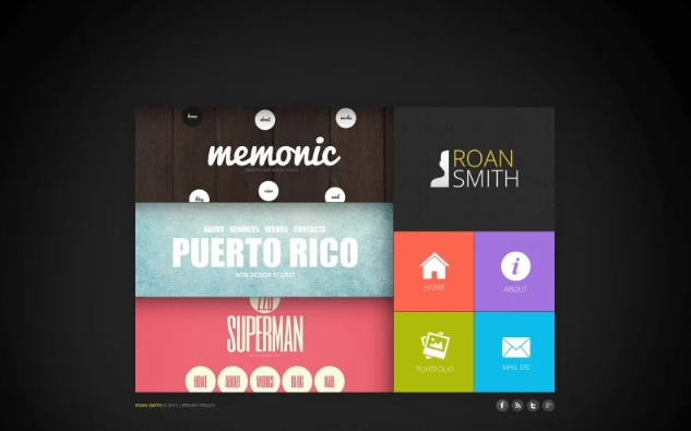 Designer Portfolio Website Template