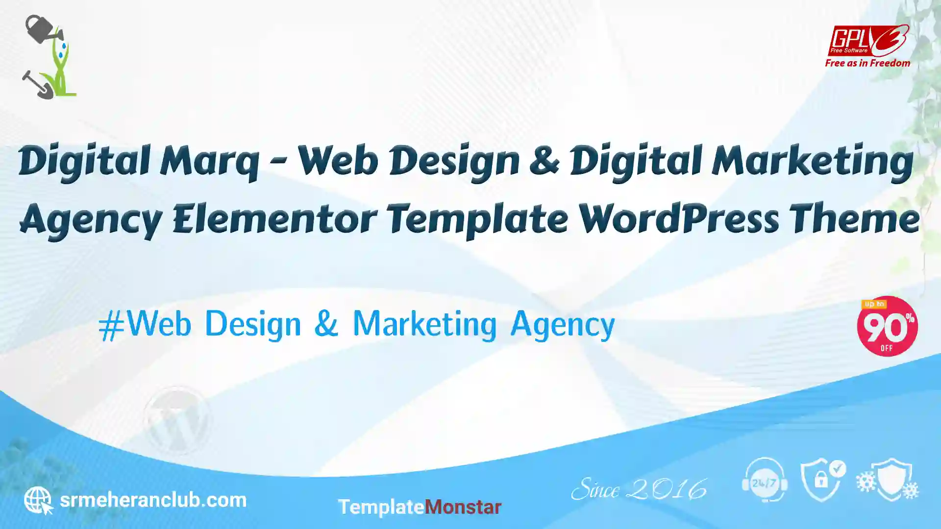 Digital Marq – Web Design & Digital Marketing Agency Elementor Template WordPress Theme — Theme by Templatemonster