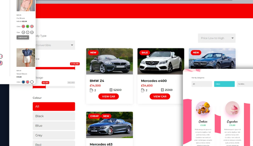 Divi Ajax Filter