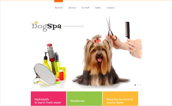 Dog Responsive Website Template