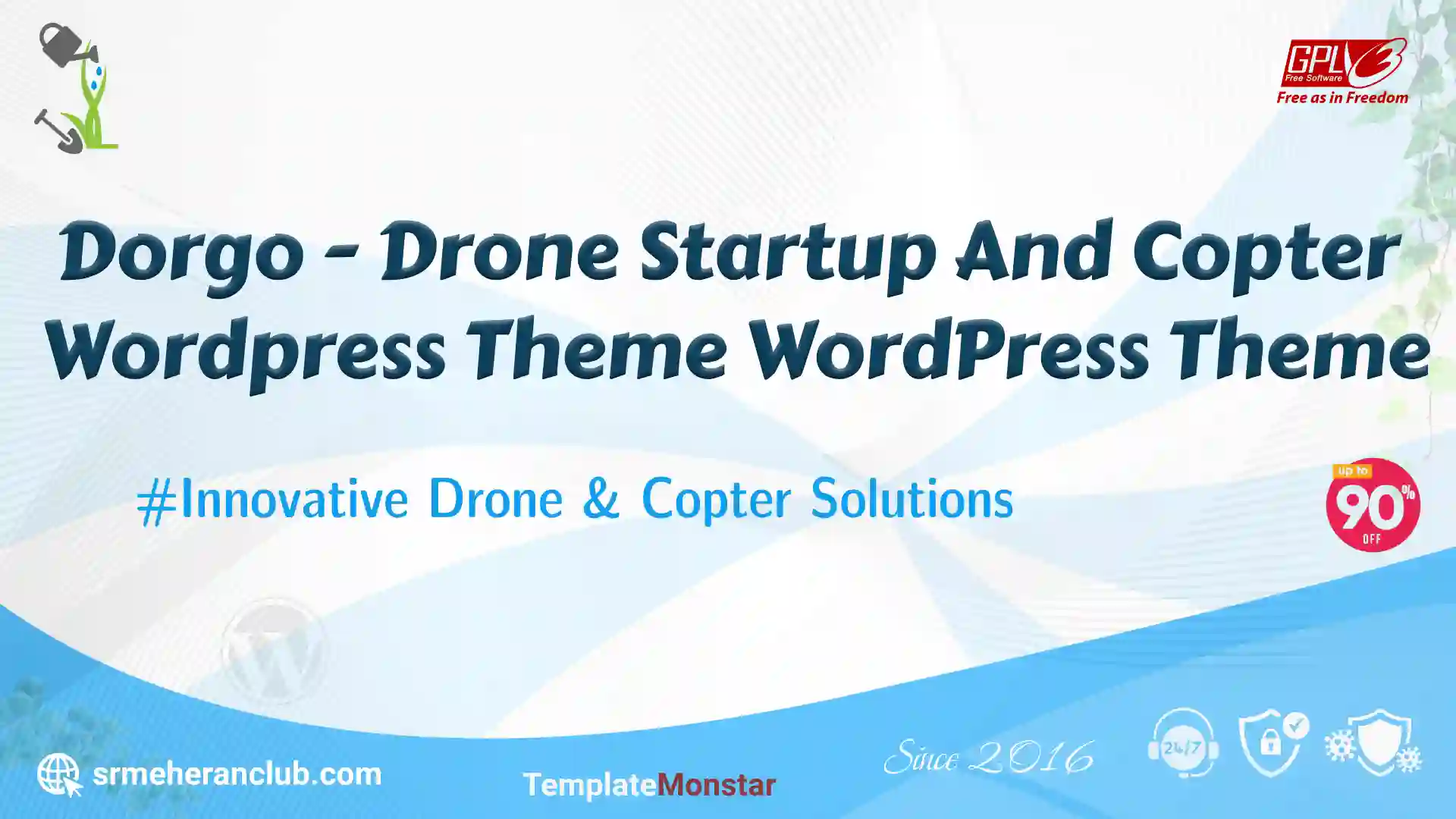 Dorgo – Drone Startup And Copter WordPress Theme WordPress Theme — Theme by Templatemonster