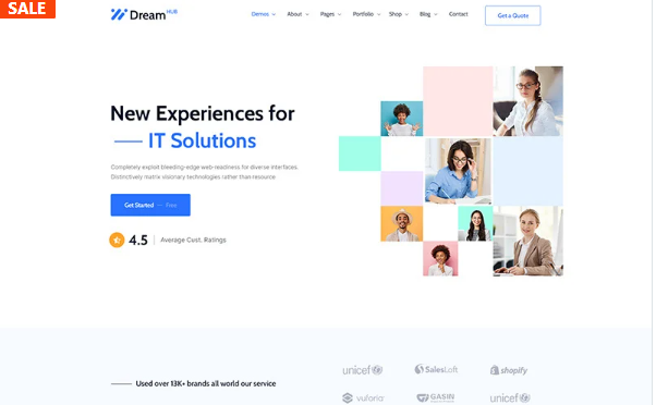 Dreamhub IT-solution HTML5 Template — Template by Templatemonster