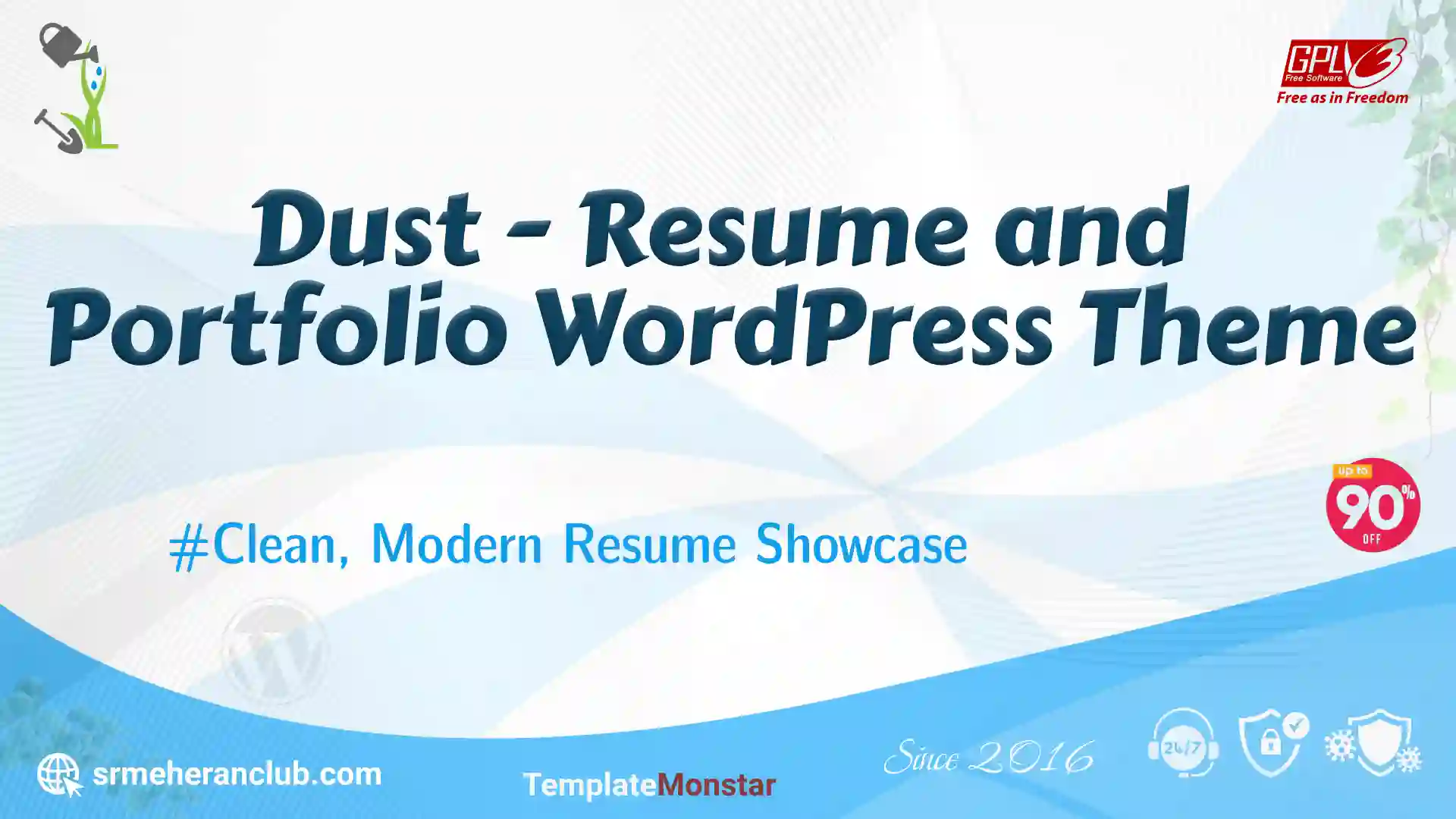 Dust – Resume and Portfolio WordPress Theme — Theme by Templatemonster