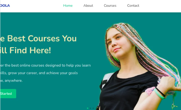 E-Learning Platform HTML Template