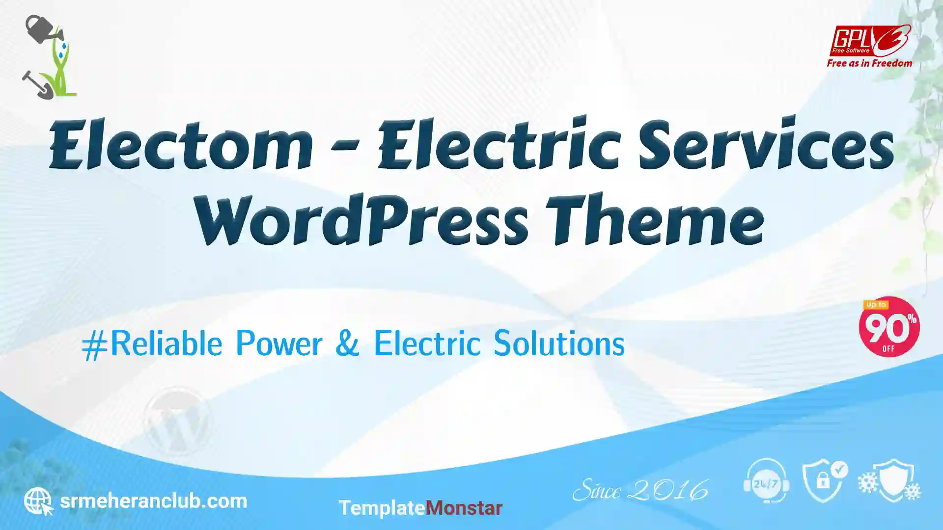 Electom – Electric Services WordPress Theme — Theme by Templatemonster