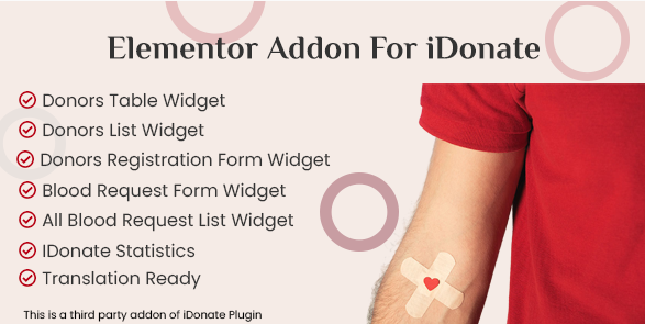 Elementor Addon for IDonatePro