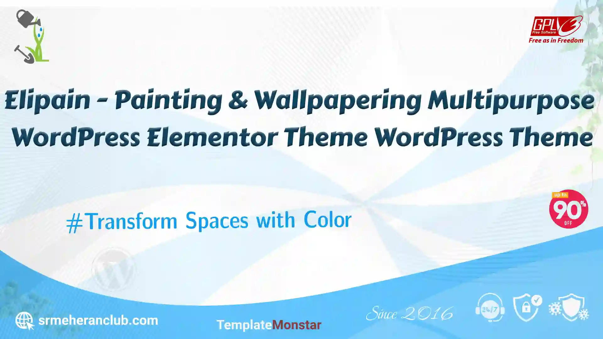 Elipain – Painting & Wallpapering Multipurpose WordPress Elementor Theme WordPress Theme — Theme by Templatemonster