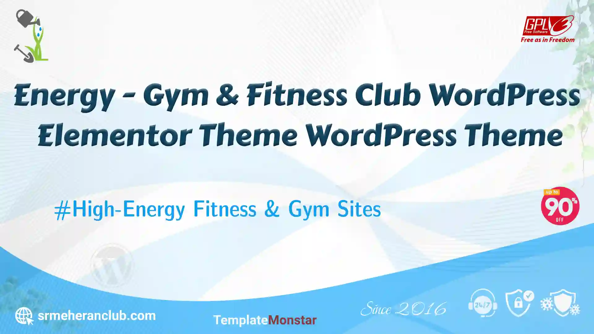 Energy – Gym & Fitness Club WordPress Elementor Theme WordPress Theme — Theme by Templatemonster