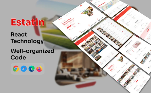 Estatin - Property Management React Template