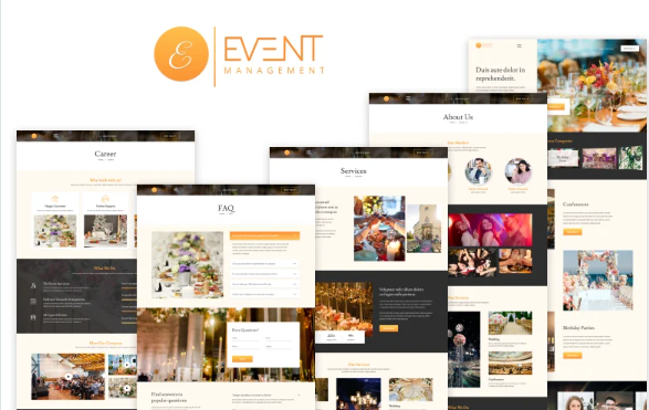Events & Festival, Party / Event Management – HTML5 Template
