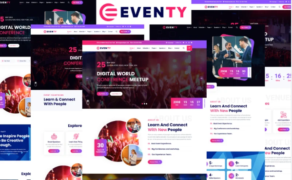Eventy – Event And Conference HTML5 Template