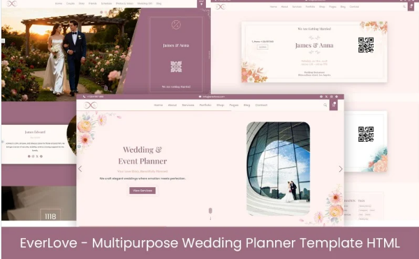 EverLove - Multipurpose Wedding Planner Template HTML