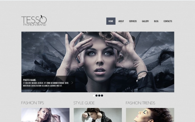 Fashion Responsive Website Template