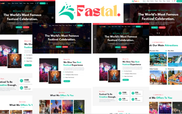 Fastal – Festival And Park HTML5 Template