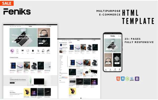 Feniks - Multipurpose eCommerce HTML5 Template