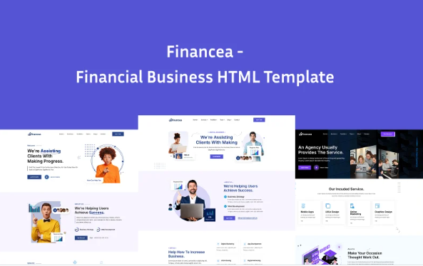 Financea Finance - Financial Business HTML Template