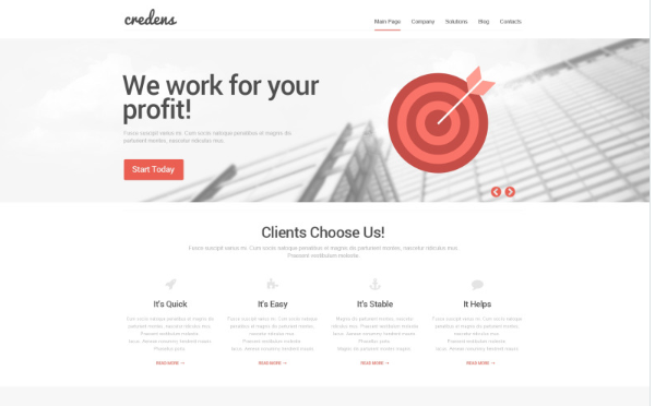 Financial Advisor Responsive Website Template