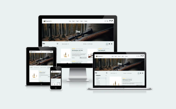 FirePowerPro – Gun Shop eCommerce React Template — Template by Templatemonster