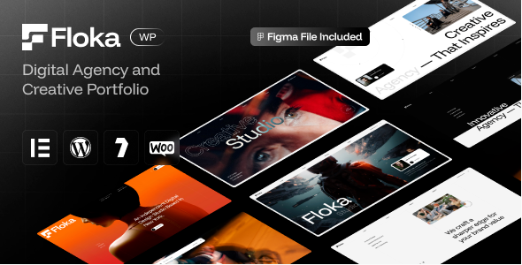 Floka - Digital Agency & Portfolio WordPress Theme