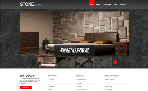 Flooring Responsive Website Template