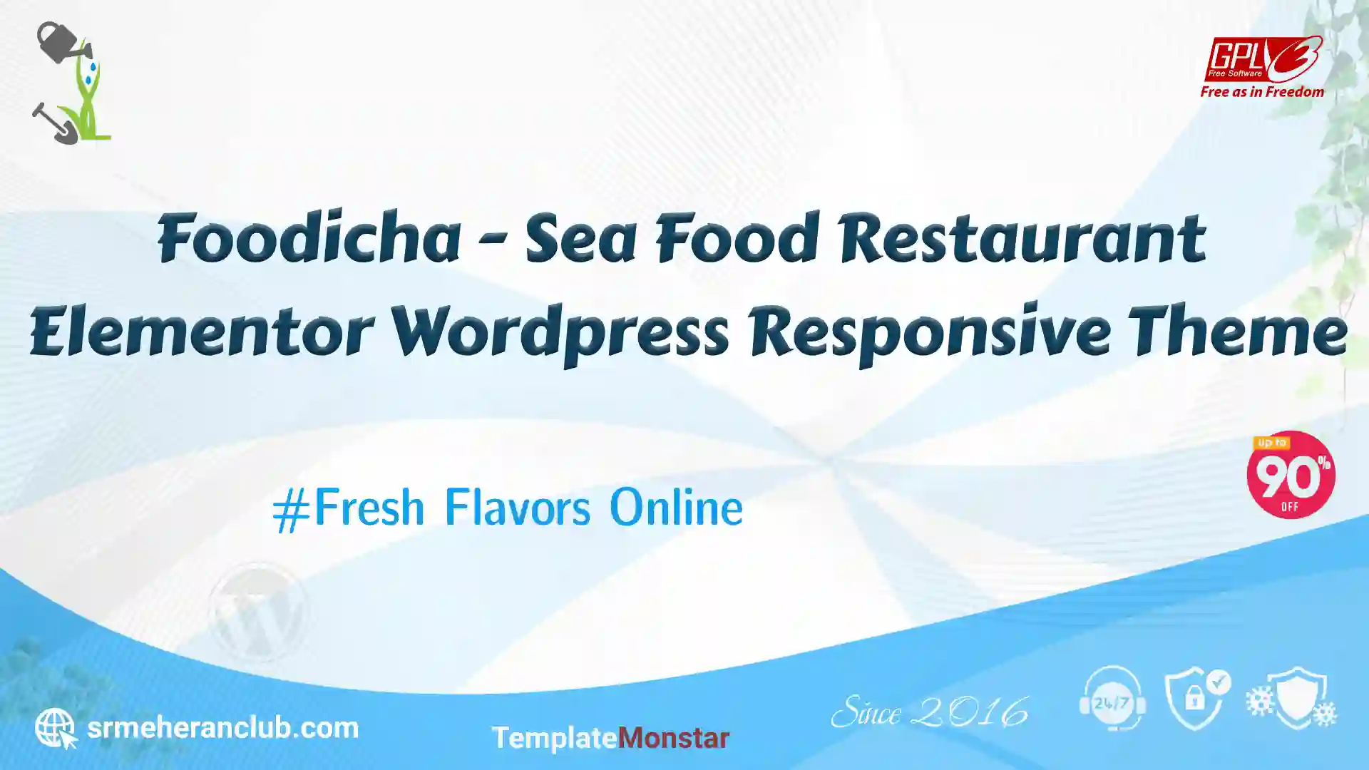 Foodicha – Sea Food Restaurant Elementor WordPress Responsive Theme — Theme by Templatemonster