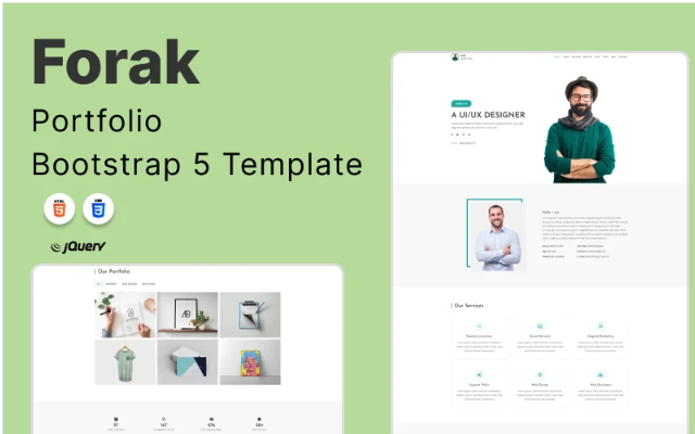 Forak - Portfolio Bootstrap 5 Template Website Template