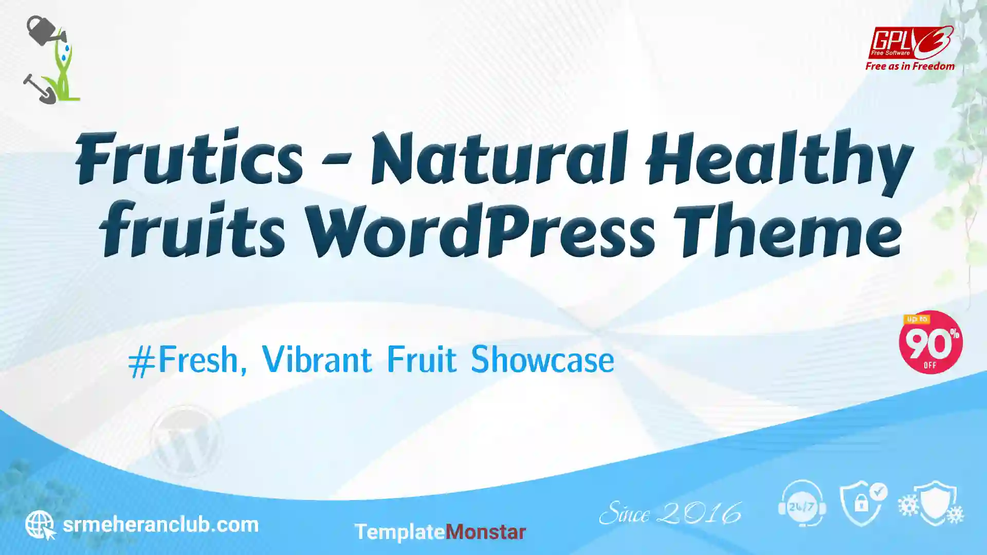 Frutics – Natural Healthy fruits WordPress Theme — Theme by Templatemonster