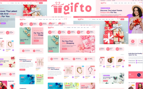 Gifto – Gifts Shop HTML5 Template — Template by Templatemonster
